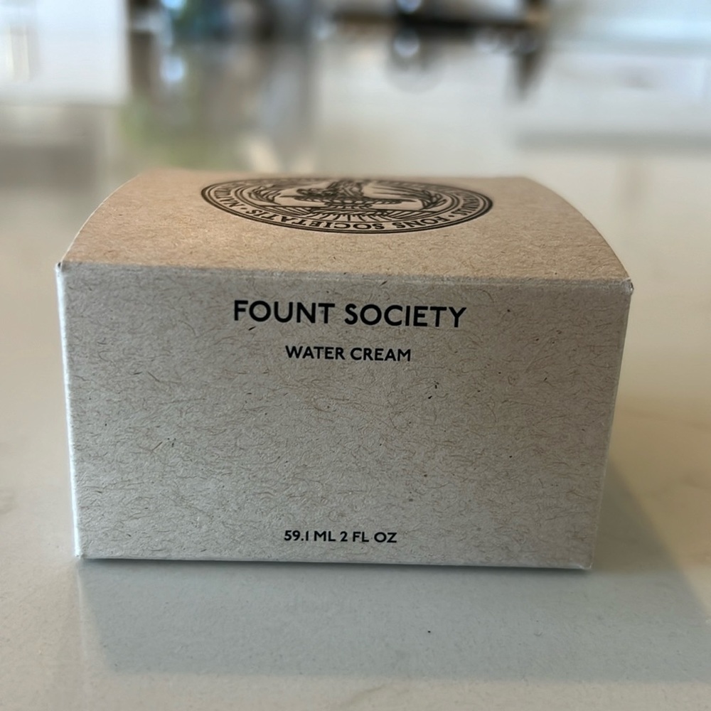 Fount Society Water Cream Moisturizer 2 fl oz NIB